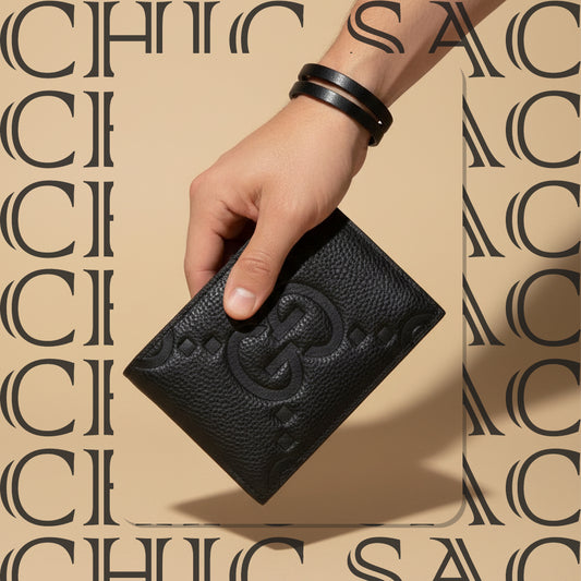 Gucci Leather Bifold Wallet – Black