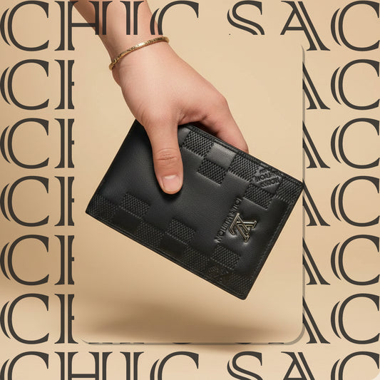 Portefeuille multiple Louis Vuitton Damier Infini | Noir Onyx