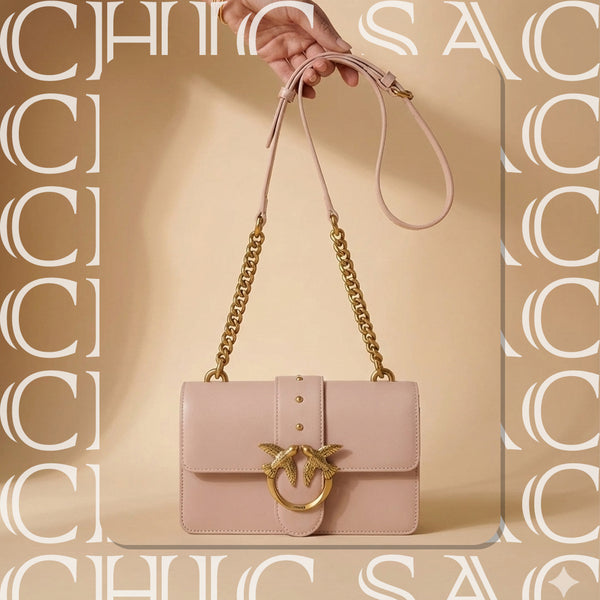 Sac bandoulière Pinko Love Classic Icon - Rose